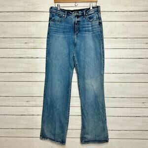Silver Jeans Highly Desirable Wide Leg Trouser Stretch Denim Jeans Size 33